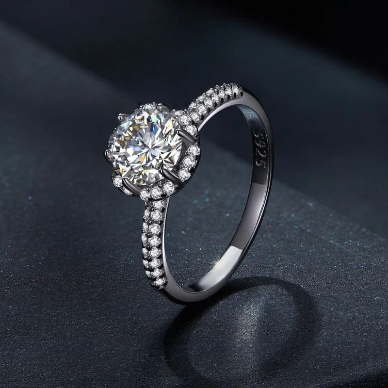 (Bild für) Ring mit klassischer Eleganz im Pandora-Stil - MSR017 - Ansicht 2