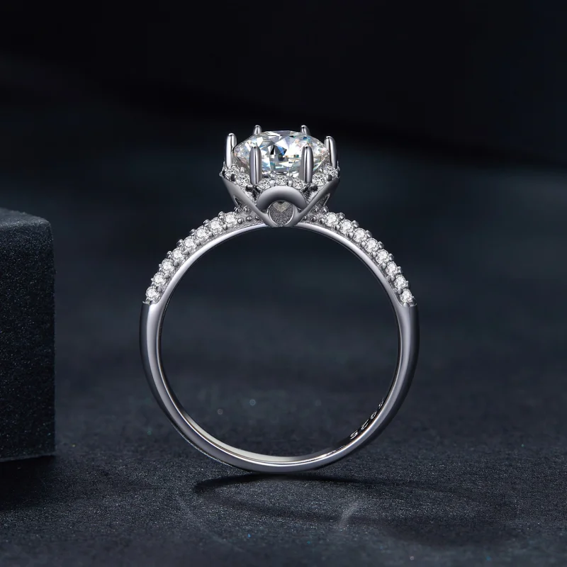 (Bild für) Ring mit klassischer Eleganz im Pandora-Stil - MSR017 - Ansicht 3