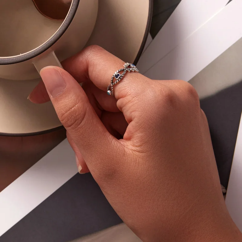 (Bild für) Saphir Ring Pandora - SCR800 - Ansicht 7