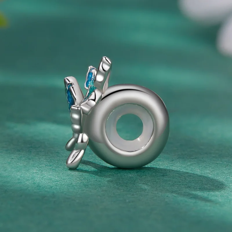 (Bild für) Spacer-Charm im Schmetterlingsstil im Pandora-Stil - BSC789 - Ansicht 3