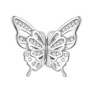 (Bild für) Spacer-Charm mit Schmetterlingen im Pandora-Stil - BSC823