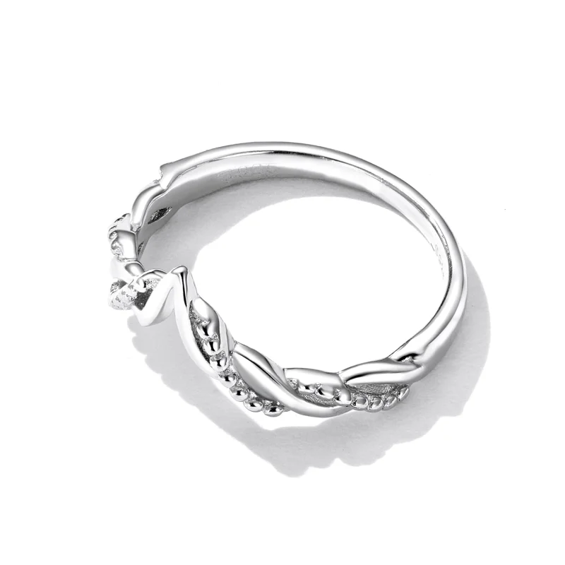 (Bild für) Tiara Wishbone-Ring im Pandora-Stil - BSR258 - Ansicht 5
