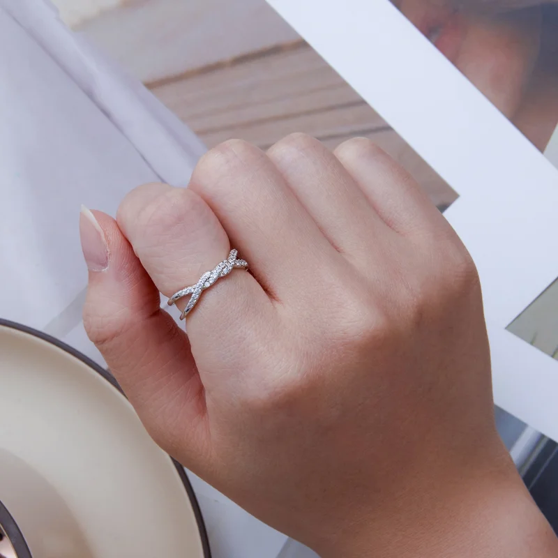 (Bild für) Twist-Ring im Pandora-Stil - BSR327 - Ansicht 6
