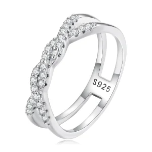 (Bild für) Twist-Ring im Pandora-Stil - BSR327
