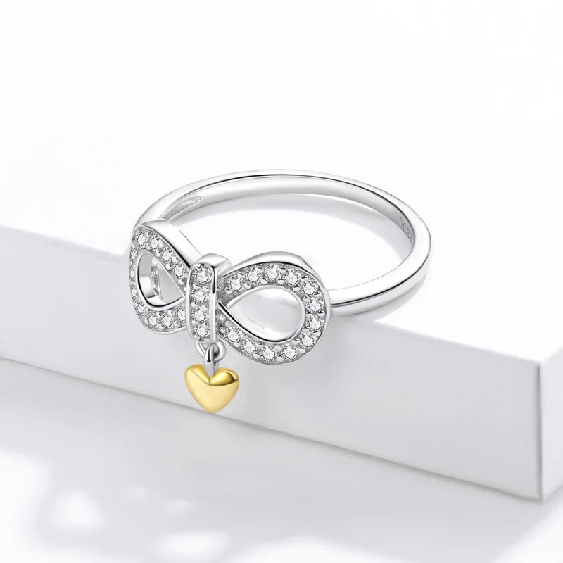 (Bild für) Unendlicher Ring im Pandora-Stil - SCR676 - Ansicht 2