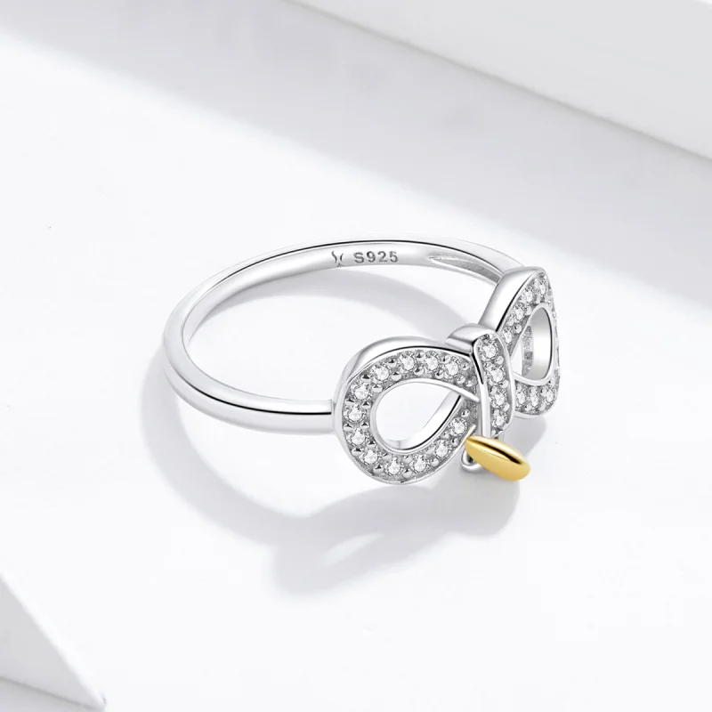 (Bild für) Unendlicher Ring im Pandora-Stil - SCR676 - Ansicht 5