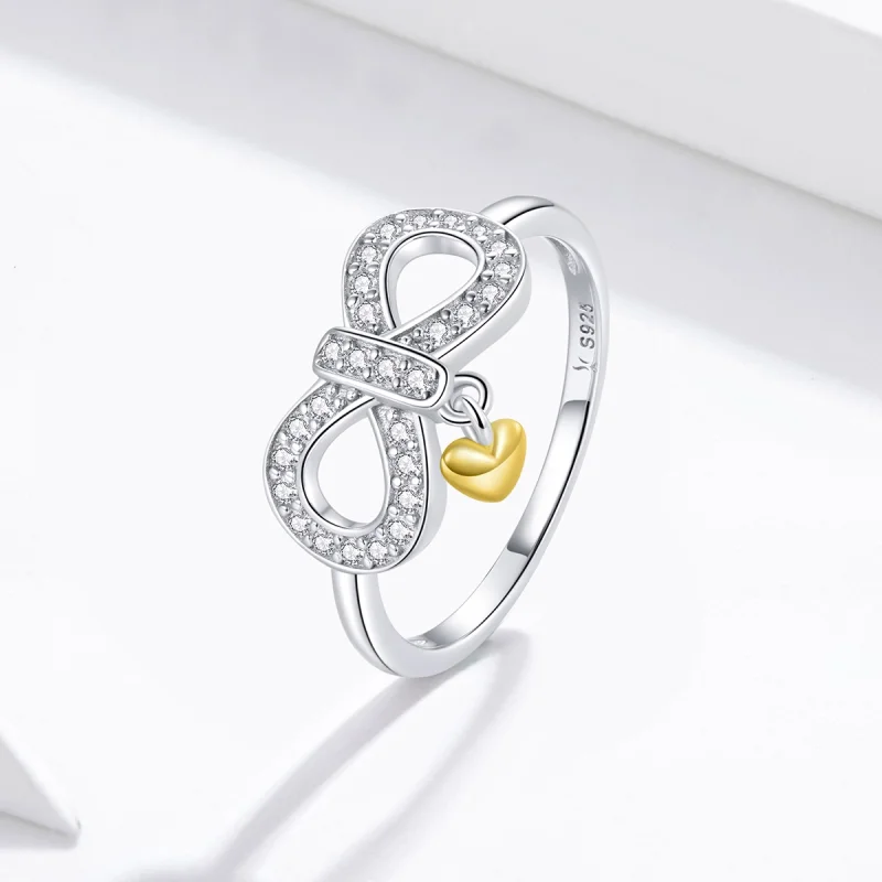 (Bild für) Unendlicher Ring im Pandora-Stil - SCR676 - Ansicht 6
