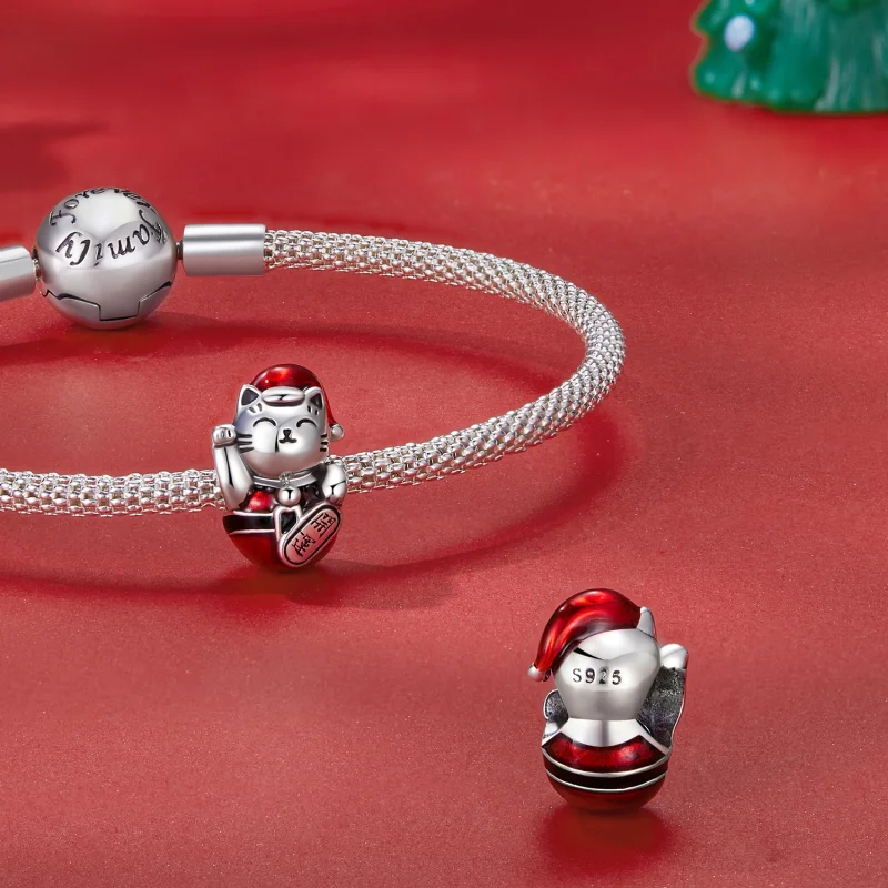 (Bild für) Weihnachtsanhänger im Pandora-Stil - SCC2413 - Ansicht 4