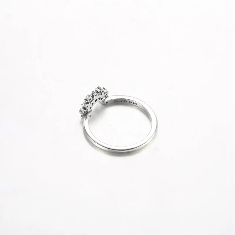 (Bild für) Pandora Celestial Blue Sparkling Moon Ring - 192675C01 - Ansicht 4