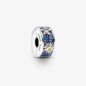 (Bild für) Pandora Celestial Sonne, Stern & Mond Clip-Anhänger - 792681C01