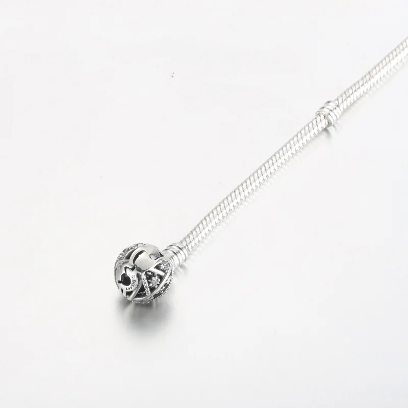 (Bild für) Pandora Disney Glöckchen Verschluss Momente Schlangenkette Armband - 592548C01 - Ansicht 5