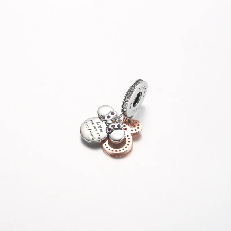 (Bild für) Pandora Disney Minnie Maus Silhouette Doppel-Anhänger - 782615C01 - Ansicht 3