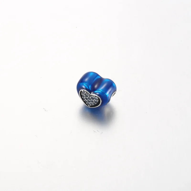 (Bild für) Pandora Drehbarer Anhänger Blaues Herz - 792750C01 - Ansicht 2