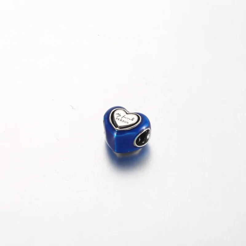 (Bild für) Pandora Drehbarer Anhänger Blaues Herz - 792750C01 - Ansicht 4