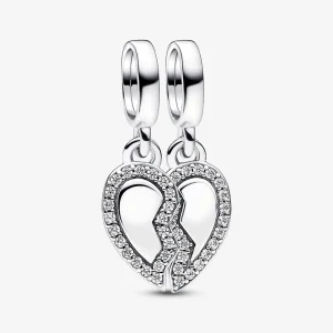 (Bild für) Pandora Friends Splittable Heart Dangle Charm - 792743C01