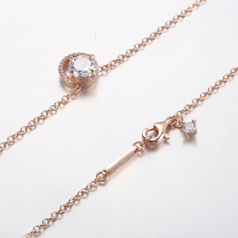 (Bild für) Pandora Funkelnder Round Halo Anhänger Collier Halskette - 361174C02-45 - Ansicht 5