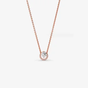 (Bild für) Pandora Funkelnder Round Halo Anhänger Collier Halskette - 361174C02-45