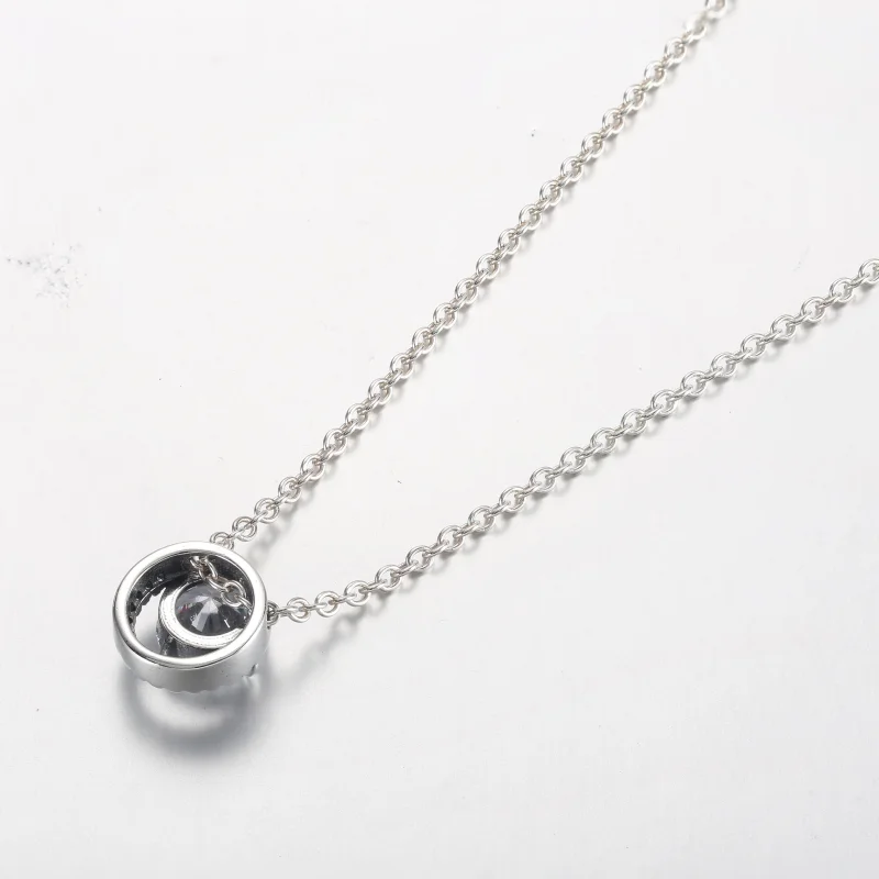 (Bild für) Pandora Funkelnder Runder Halo-Anhänger Collier Halskette - 361174C01-45 - Ansicht 3