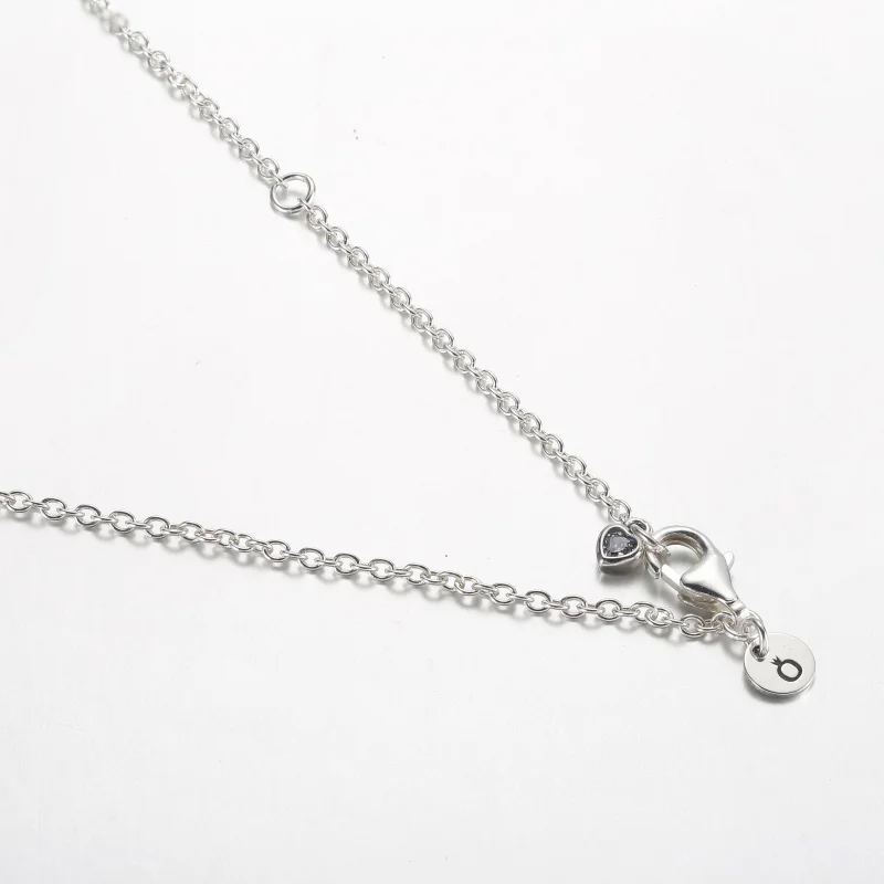 (Bild für) Pandora I love u Anhänger-Kette aus Sterlingsilber - 392599C01 - Ansicht 4