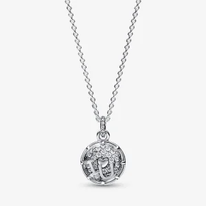 (Bild für) Pandora I love u Anhänger-Kette aus Sterlingsilber - 392599C01