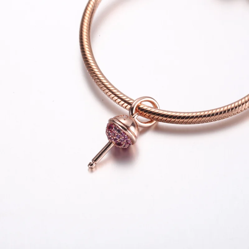 (Bild für) Pandora Lollipop 14k Roségold-plattiertes Anhänger - 782598C01 - Ansicht 4