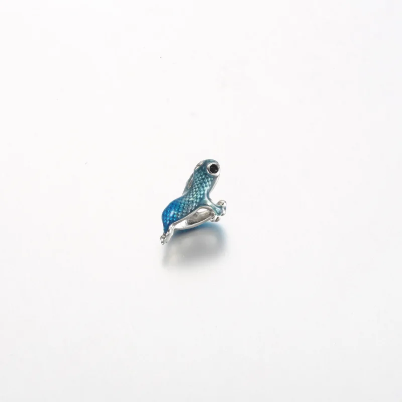 (Bild für) Pandora Metallic Blue Gecko Charm - 792701C01 - Ansicht 3