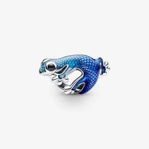 (Bild für) Pandora Metallic Blue Gecko Charm - 792701C01