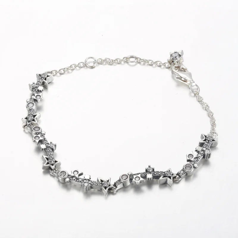 (Bild für) Pandora Milchstraßen-Armband aus Sterlingsilber mit klaren Zirkonia - 592425C01 - Ansicht 2