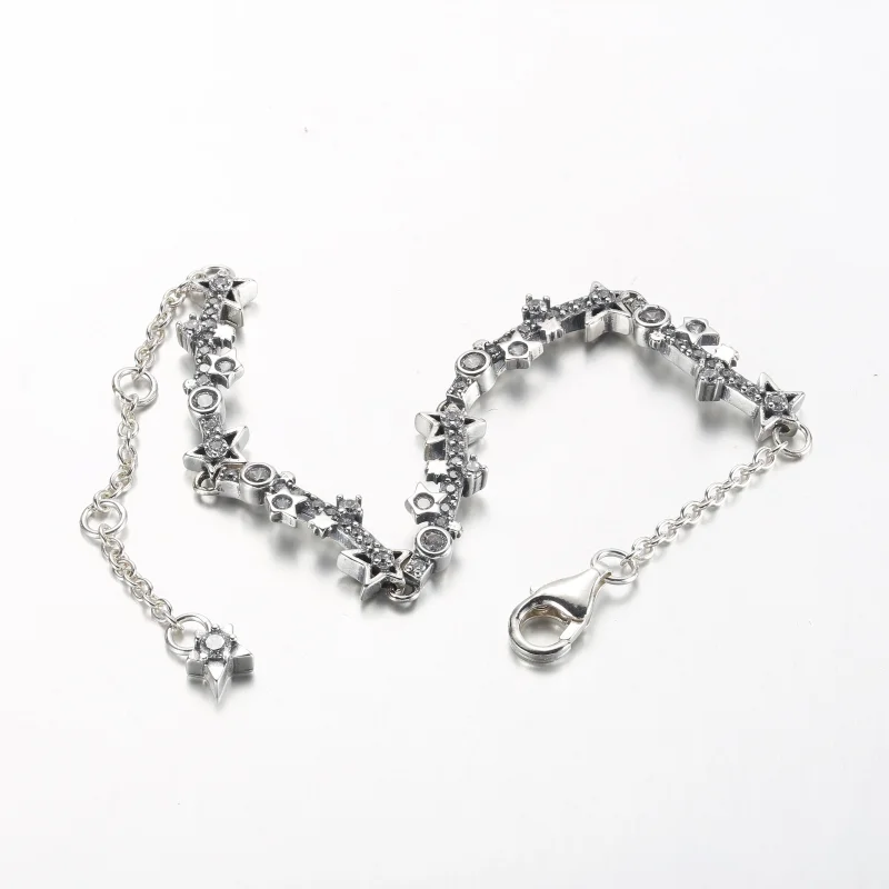 (Bild für) Pandora Milchstraßen-Armband aus Sterlingsilber mit klaren Zirkonia - 592425C01 - Ansicht 5