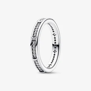 (Bild für) Pandora Moon Sterlingsilberring mit klarem Zirkonia - 192783C01