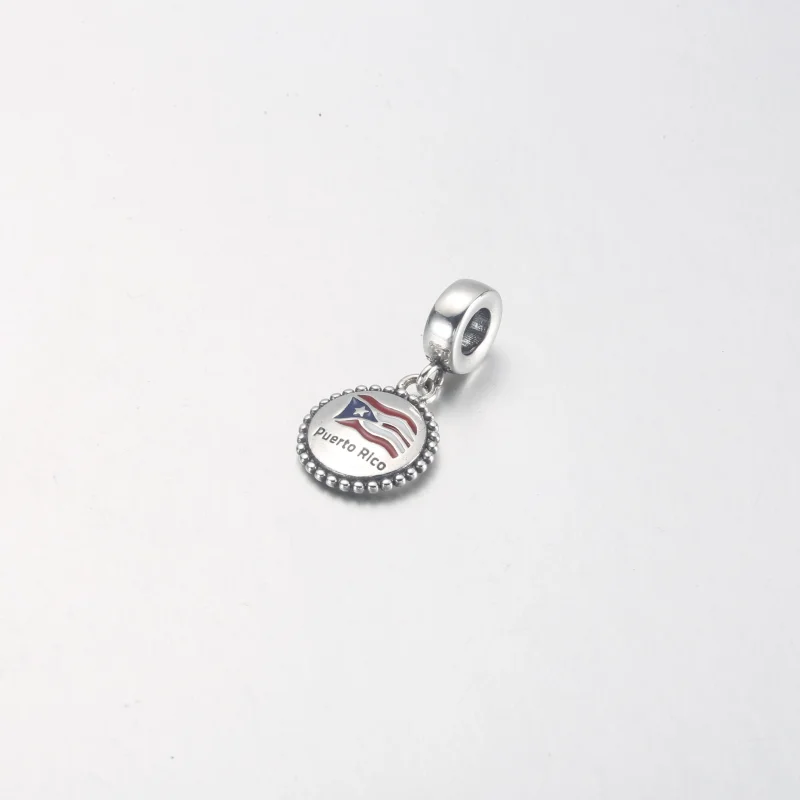 (Bild für) Pandora Puerto Rico Flag Anhänger - P-D-3993 - Ansicht 2