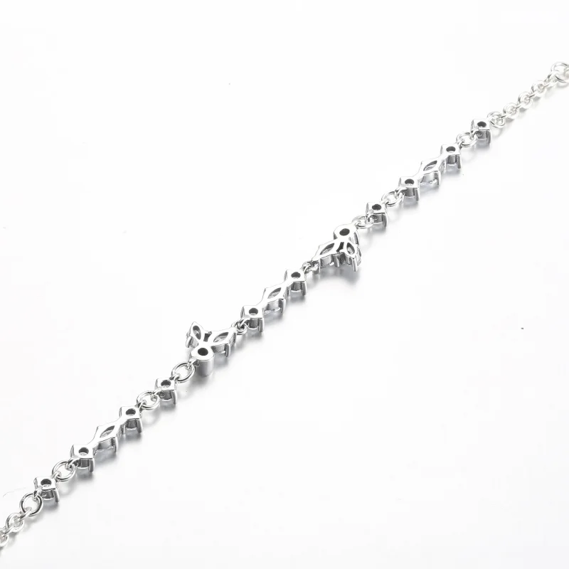 (Bild für) Pandora Sparkling Herbarium Cluster Chain Armband - 592631C01 - Ansicht 4