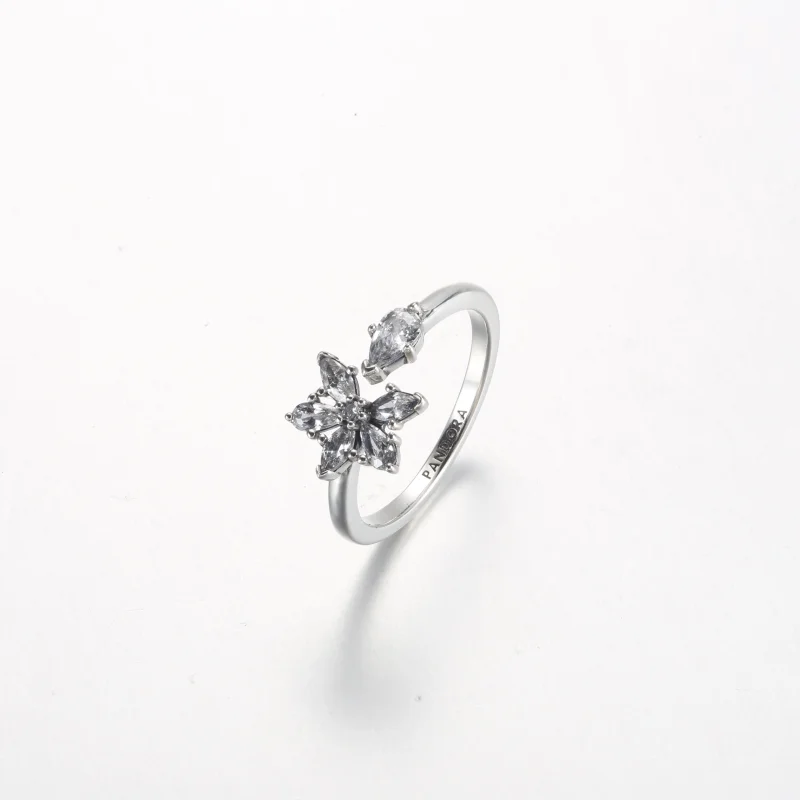 (Bild für) Pandora Sparkling Herbarium Cluster Open Ring - 192611C01 - Ansicht 2