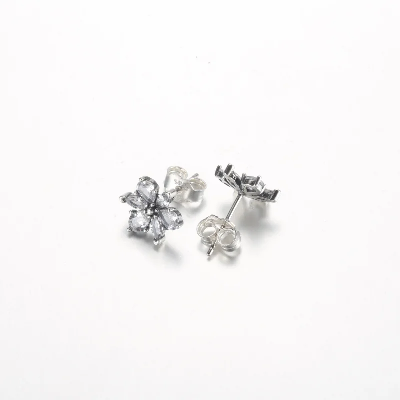(Bild für) Pandora Sparkling Herbarium Cluster Steckerohrringe - 292633C01 - Ansicht 3