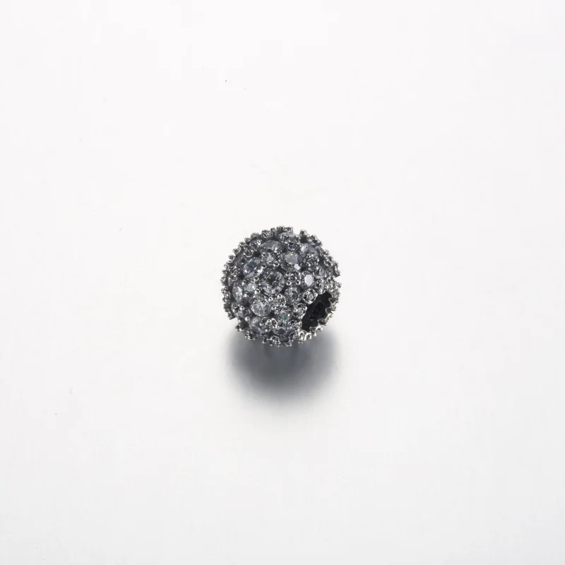 (Bild für) Pandora Sparkling Pavé Rundes Charm - 792630C01 - Ansicht 2