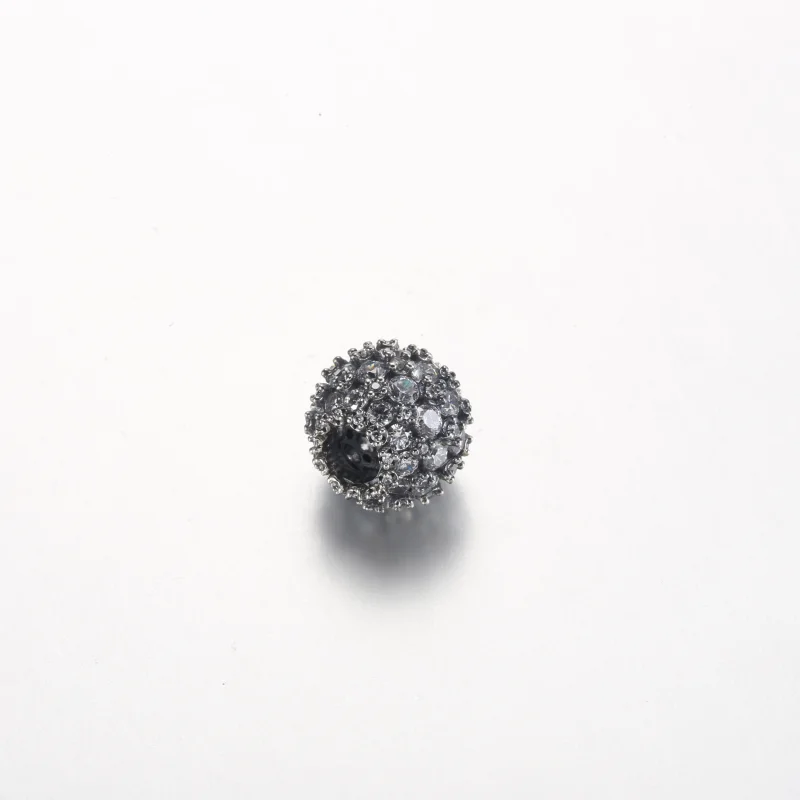 (Bild für) Pandora Sparkling Pavé Rundes Charm - 792630C01 - Ansicht 3