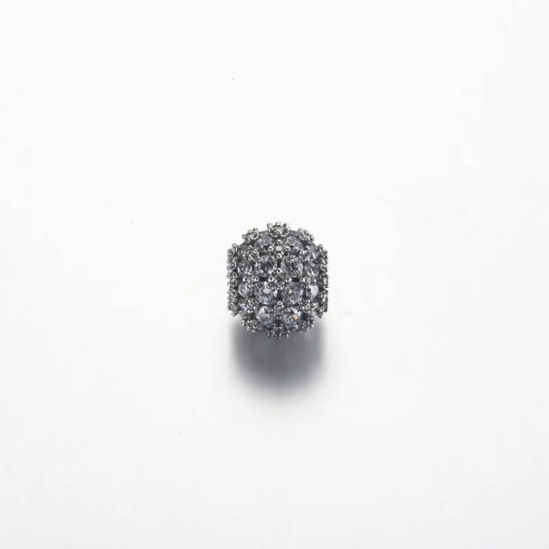 (Bild für) Pandora Sparkling Pavé Rundes Charm - 792630C01 - Ansicht 4