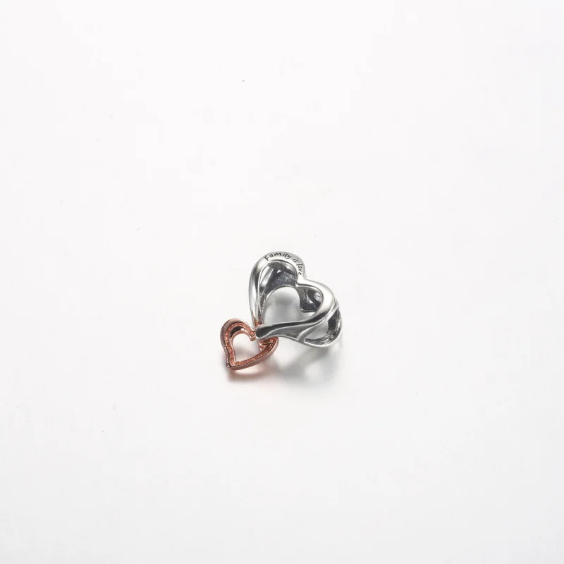 (Bild für) Pandora Zweifarbiger Openwork Unendlichkeits-Herz-Anhänger - 782642C00 - Ansicht 2