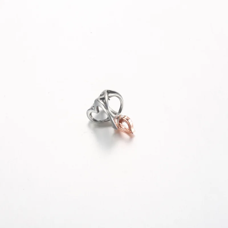(Bild für) Pandora Zweifarbiger Openwork Unendlichkeits-Herz-Anhänger - 782642C00 - Ansicht 3