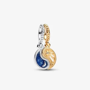 (Bild für) Pandora Zweifarbiger Trennbares Anhängerarmband Sonne & Mond - 762678C01