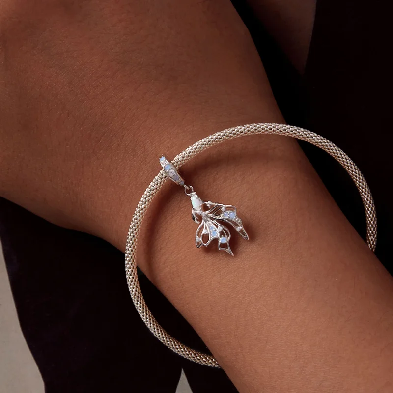 (Bild für) Pandora-Stil Bettafisch-Anhänger - BSC917 - Ansicht 6