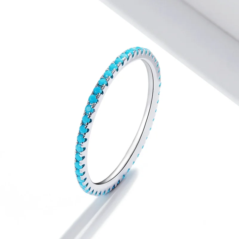(Bild für) Pandora-Stil Blauer Modisch-Elfen-Ring - SCR066-BU - Ansicht 2