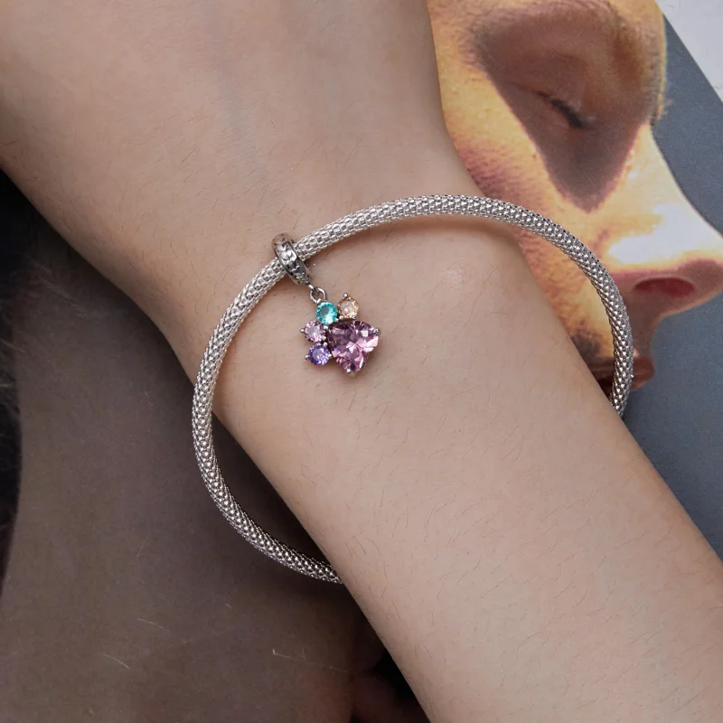 (Bild für) Pandora-Stil Farbiges Niedliches Kralle-Anhänger - SCC2478 - Ansicht 5