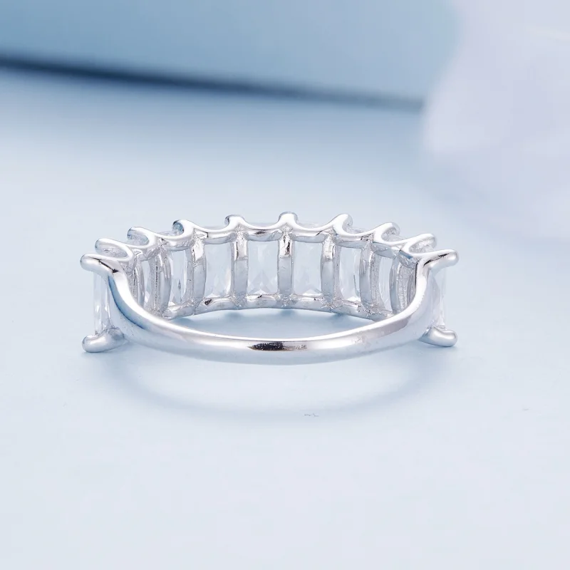 (Bild für) Pandora-Stil Glänzender Zirkonring - BSR409 - Ansicht 4