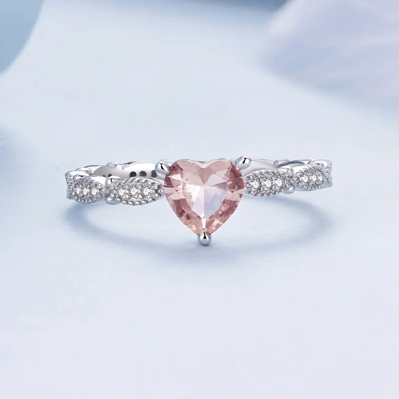 (Bild für) Pandora-Stil Herzförmiger Chamäleon-Ring - BSR479 - Ansicht 4