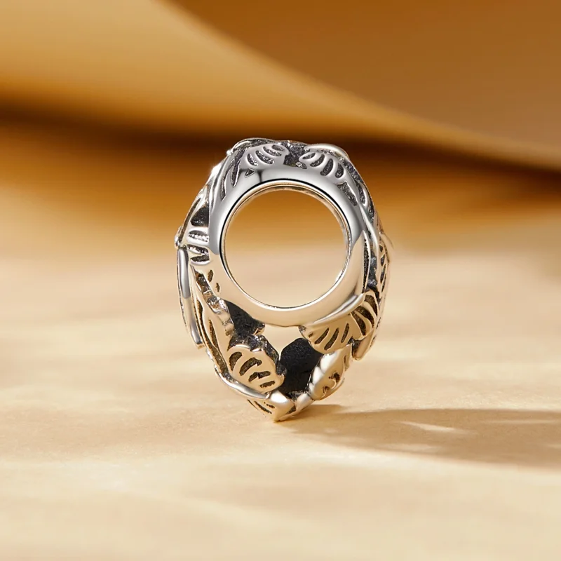 (Bild für) Pandora-Stil Herzförmiger Schmetterlings-Anhänger - SCC2576 - Ansicht 3