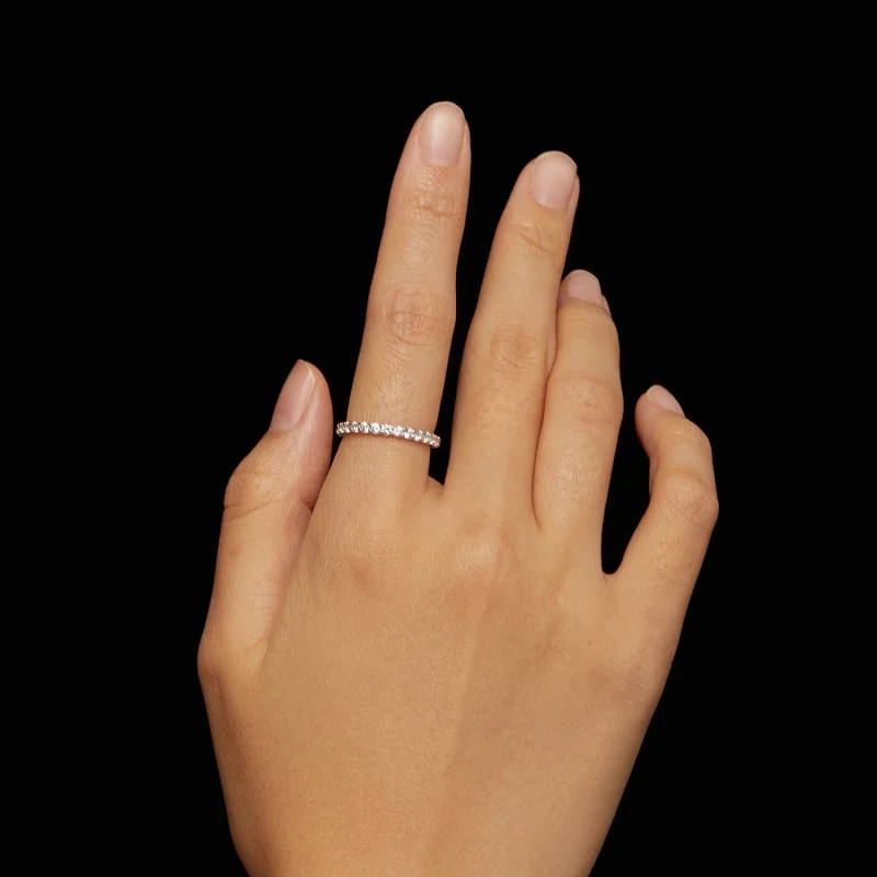 (Bild für) Pandora-Stil Moissanit-Ring - MSR034 - Ansicht 6