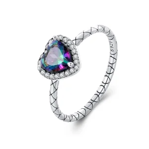 (Bild für) Pandora-Stil Retro-Herzring - BSR481