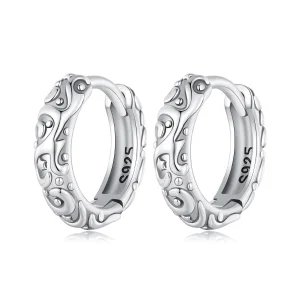 (Bild für) Pandora-Stil Retro-Muster Ohrringe - SCE1659