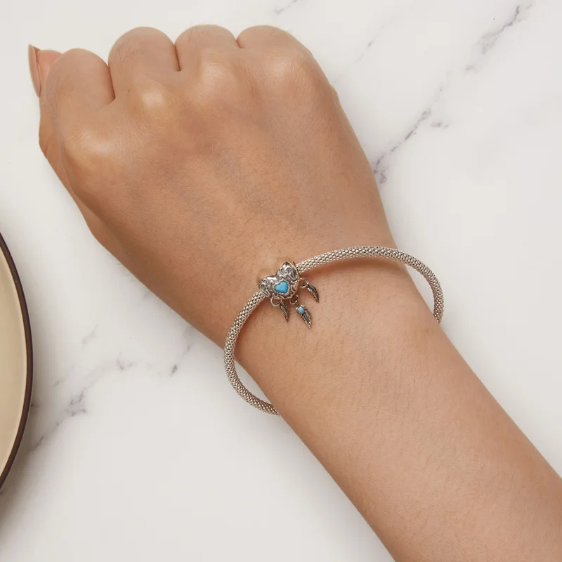 (Bild für) Pandora Stil Retro-Traumfänger-Anhänger - SCC2567 - Ansicht 5